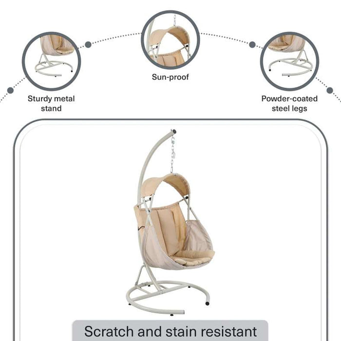 Vaplena Outdoor Swing - Beige