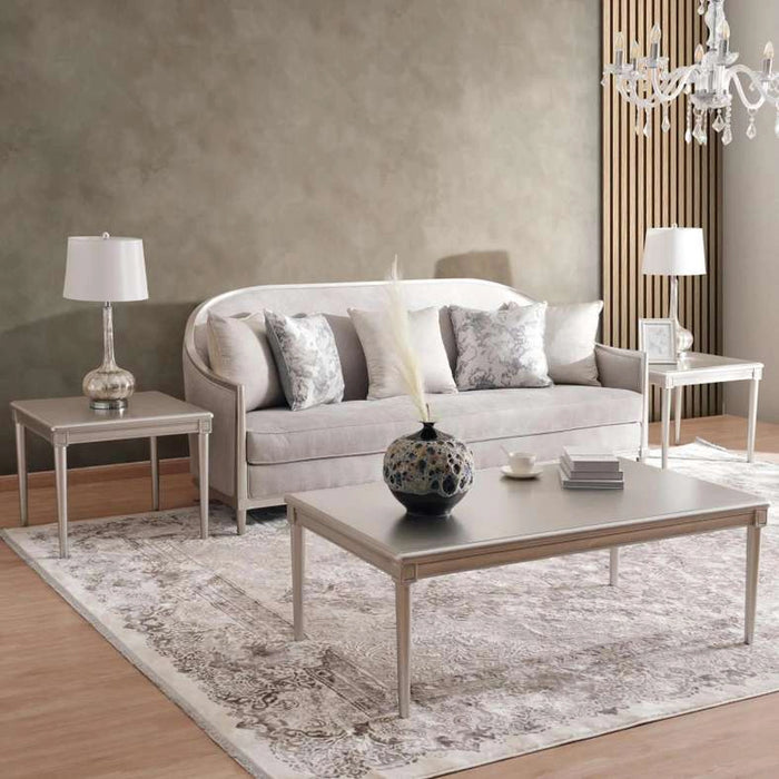 Varduhi Coffee Table Set (1+2)- Silver