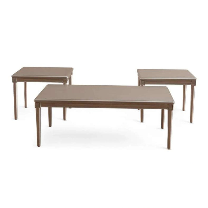Varduhi Coffee Table Set (1+2)- Silver