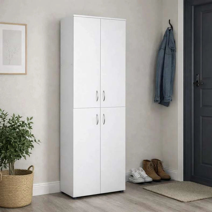 Vasagle Shoe Rack 33 Pairs With 4 Door -White
