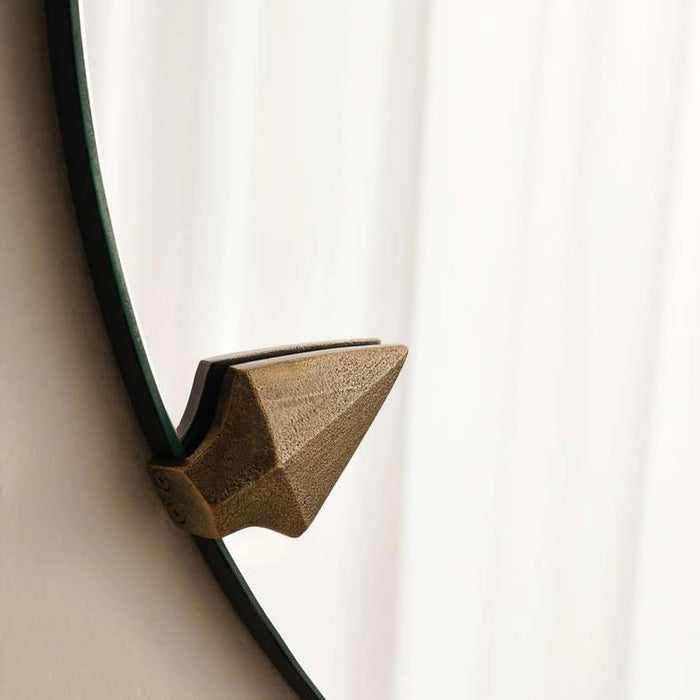 Vaso Handmade Aluminium Round Wall Mirror 76X3X76 - Gold