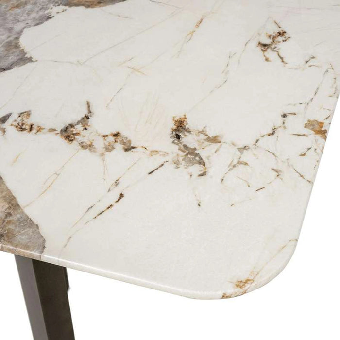 Vedette 8 Seater Dining Table - Beige Grey