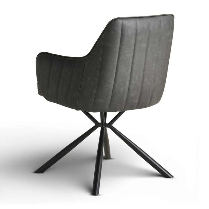 Vedette Dining Chair Fabric - Grey