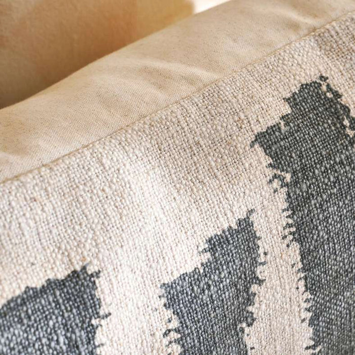Vega Printed Filled Cushion 35X60Cm - Black