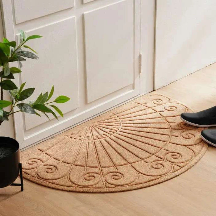 Vega Semicircle Door Mat - Natural Pan Home