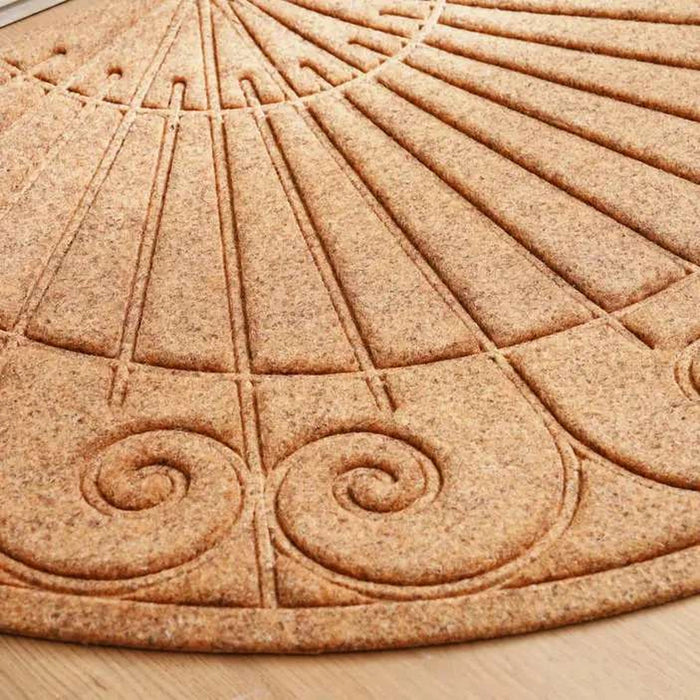 Vega Semicircle Door Mat - Natural Pan Home