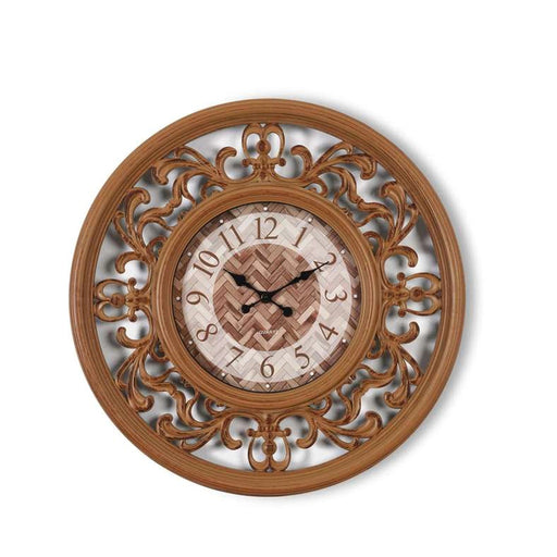 Vega Wall Clock 76.2X76.2X6.3Cm- Brown PAN HOME