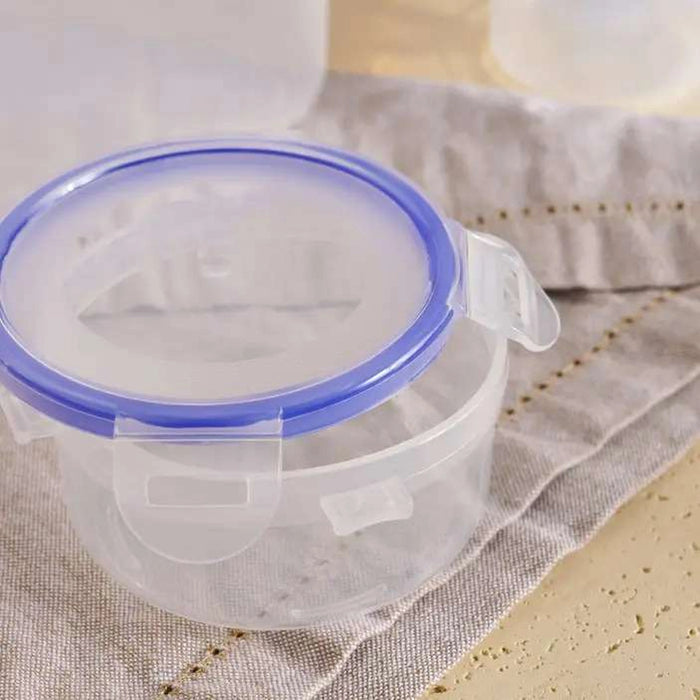 Velanto 7-Piece Lock & Lock Food Container -Clear & Blue