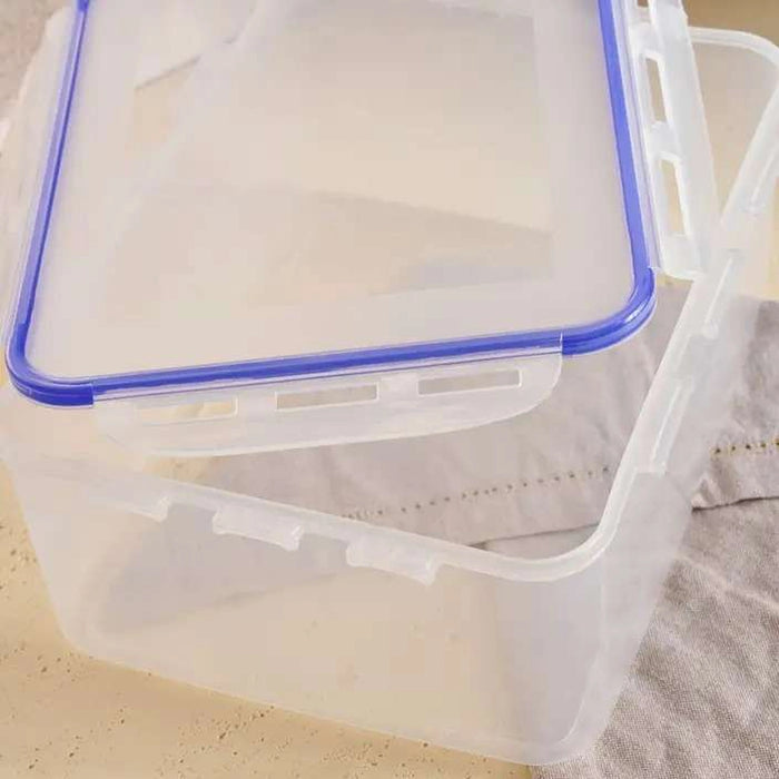 Velanto 7-Piece Lock & Lock Food Container -Clear & Blue