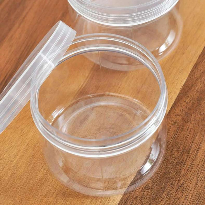 Velas 6-Piece Storage Jar 350Ml -Clear &White