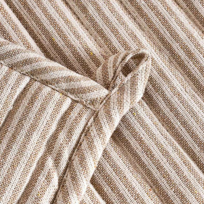 Velisha Pinstripe 2Piece Pot Holder Set 20X20Cm - Beige