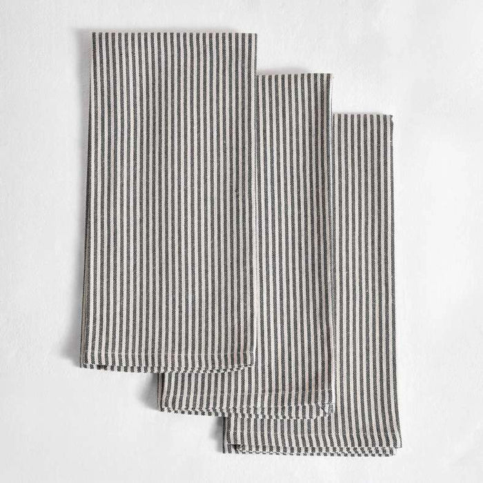 Velisha Pinstripe 3Piece Kitchen Towel Set 50X70Cm - Navy