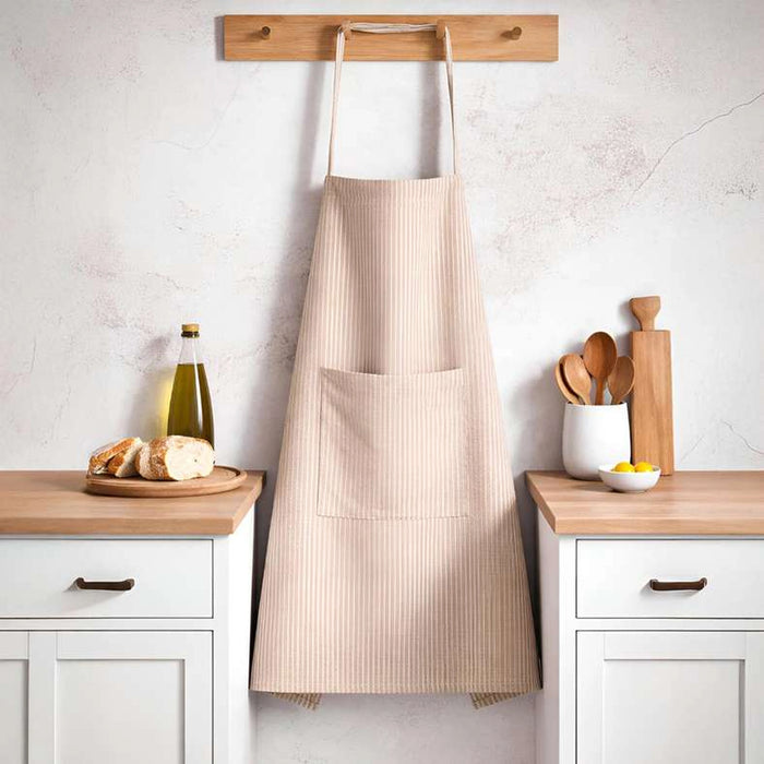 Velisha Pinstripe Apron 60X70Cm - Beige