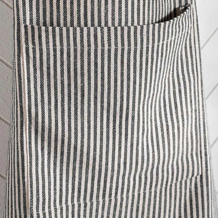 Velisha Pinstripe Apron 60X70Cm - Navy