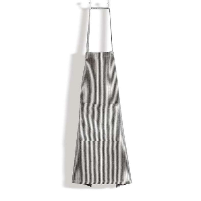 Velisha Pinstripe Apron 60X70Cm - Navy