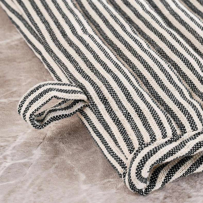 Velisha Pinstripe Oven Mitten 18X33Cm - Navy