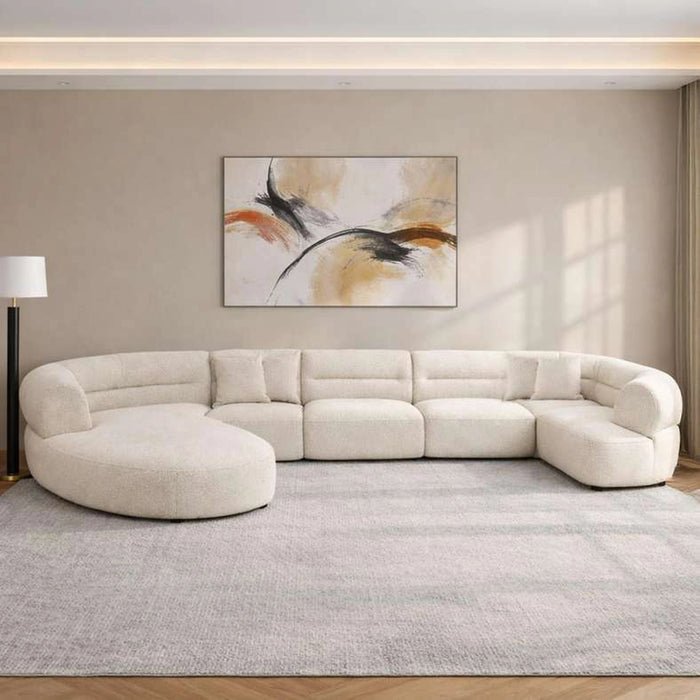 Velora Corner Sofa Set - Off White