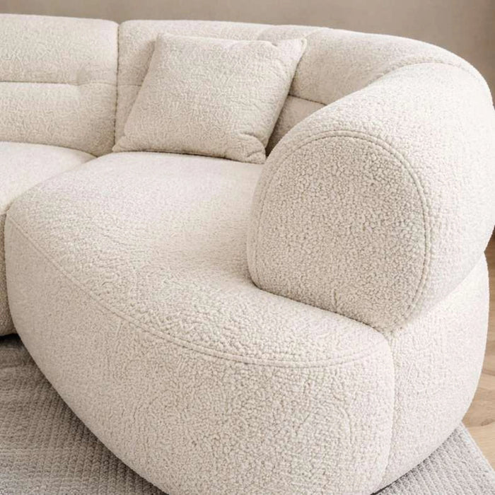 Velora Corner Sofa Set - Off White