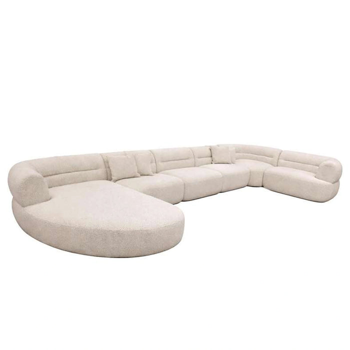 Velora Corner Sofa Set - Off White