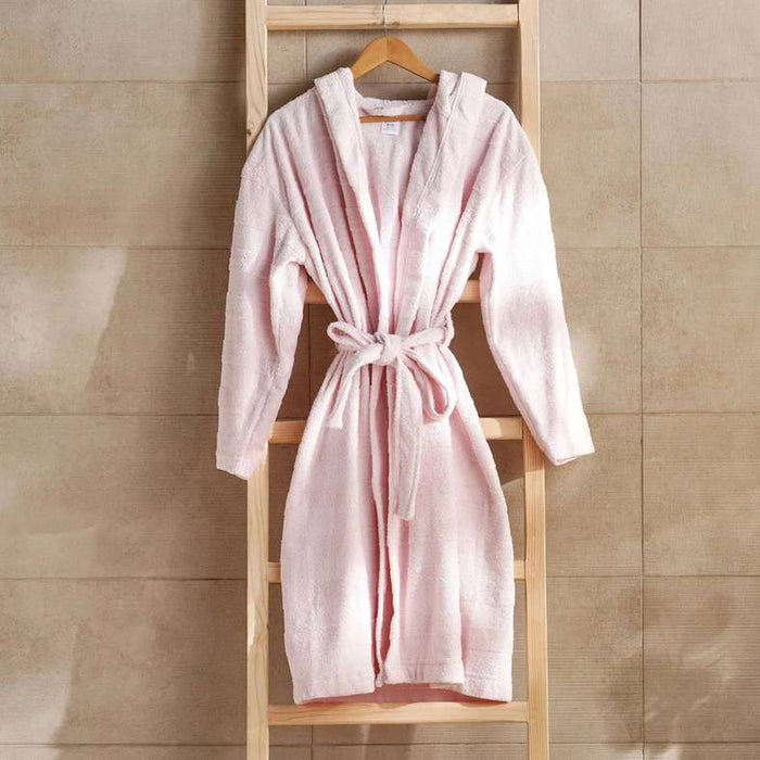 Velora Hooded Bathrobe L/Xl-Rose