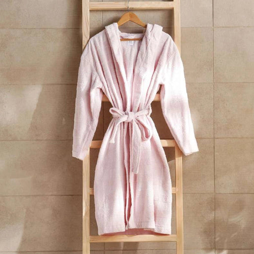 Velora Hooded Bathrobe S/M-Rose PAN HOME