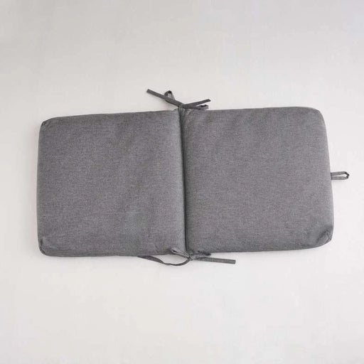 Velora Textured Water Repellant Outdoor Filled Chair Cushion 43X90X5Cm - Grey PAN HOME