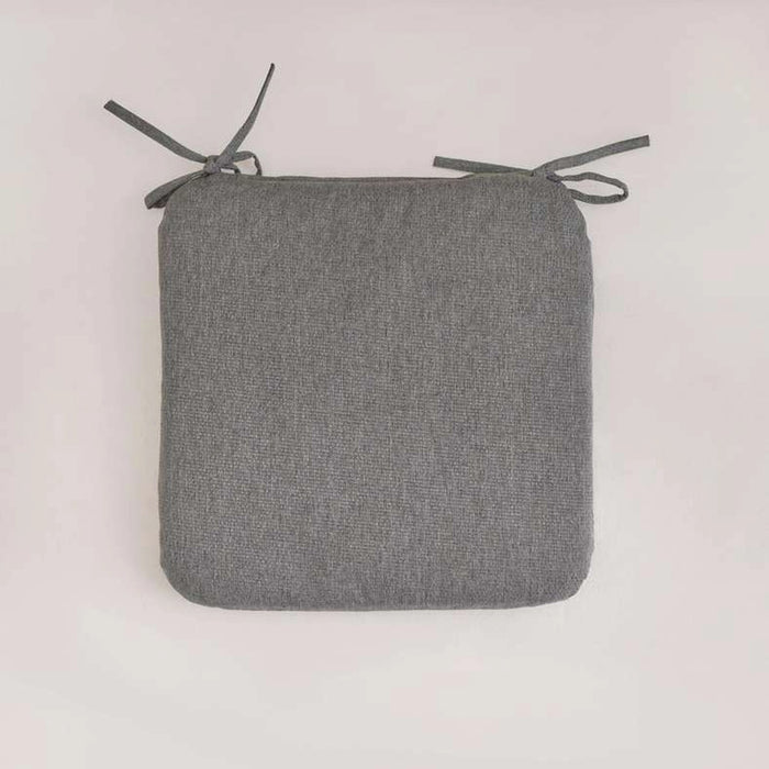 Velora Textured Water Repellant Outdoor Filled Chair Pad 40X40X5Cm - Grey