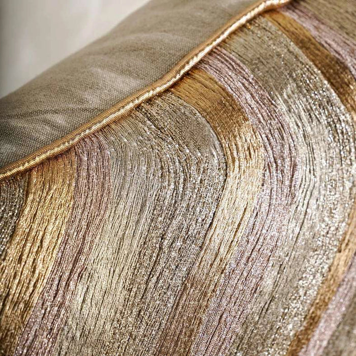 Veloura Embroidered Down Alt Filled Cushion 50X50Cm - Gold