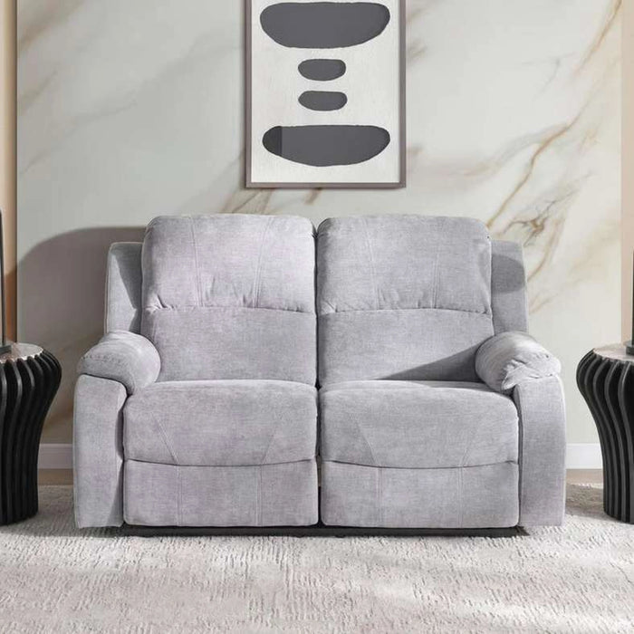 Velourvista 2 Seater Recliner Sofa - Grey