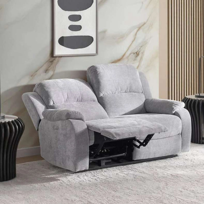Velourvista 2 Seater Recliner Sofa - Grey