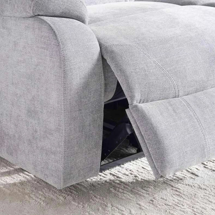 Velourvista 2 Seater Recliner Sofa - Grey