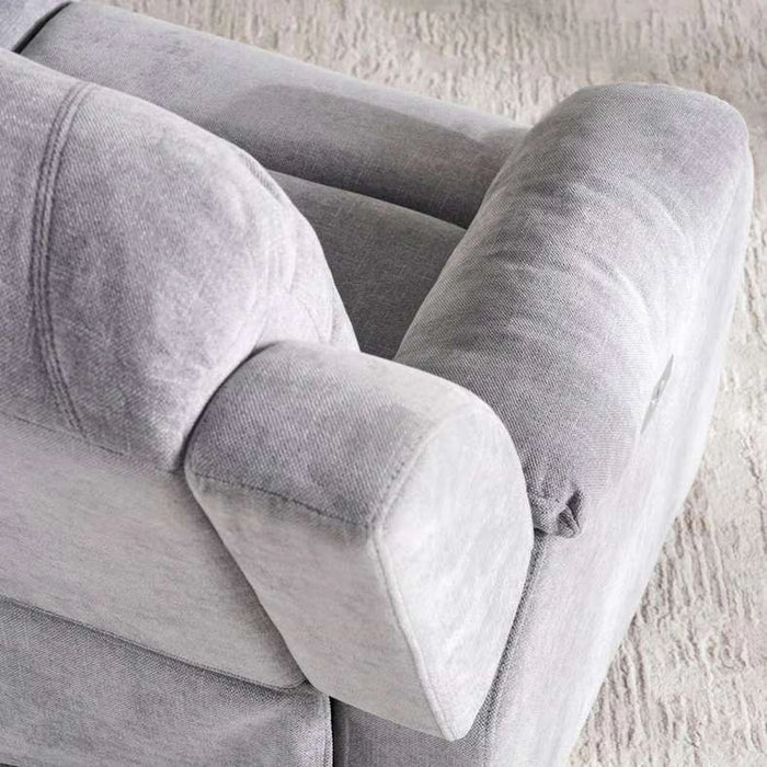 Velourvista 2 Seater Recliner Sofa - Grey