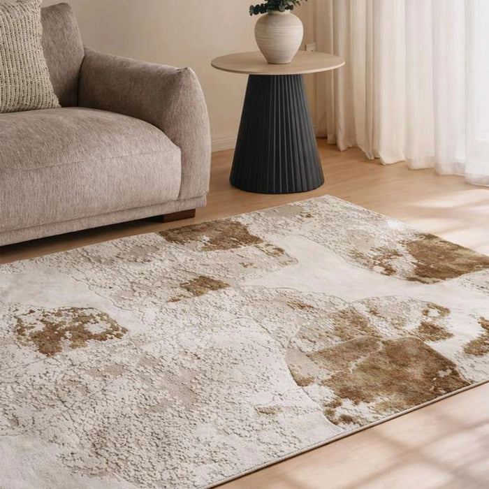 Veloz Modern Abstract Rug 160X230Cm - Brown