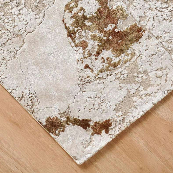 Veloz Modern Abstract Rug 160X230Cm - Brown
