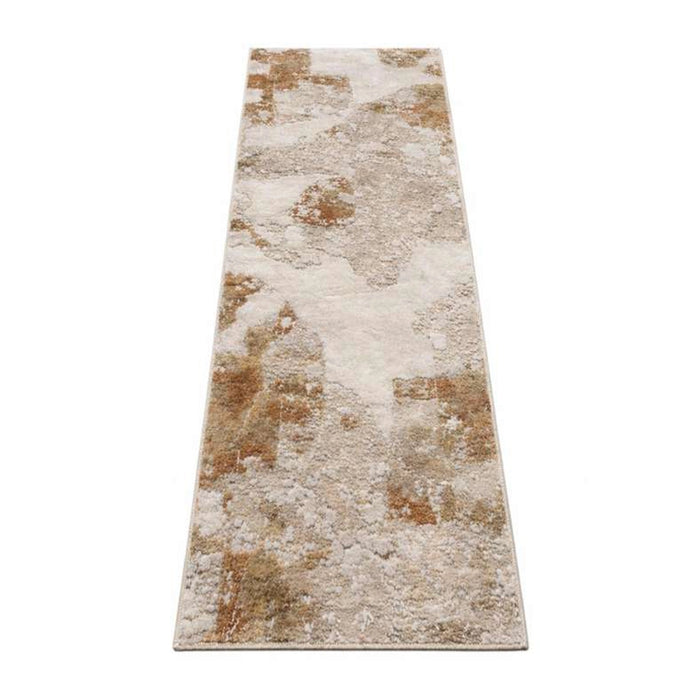 Veloz Modern Abstract Rug 80X230Cm - Brown