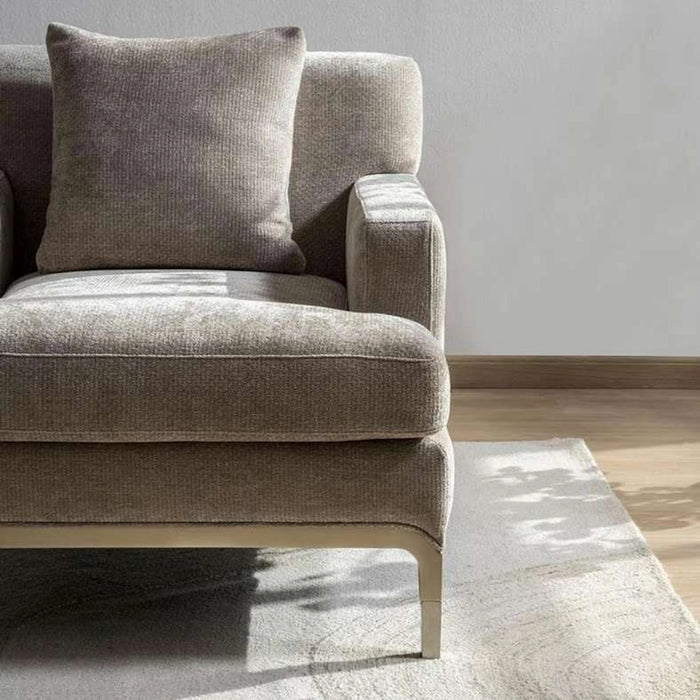 Vemon Single Seater Sofa- Beige