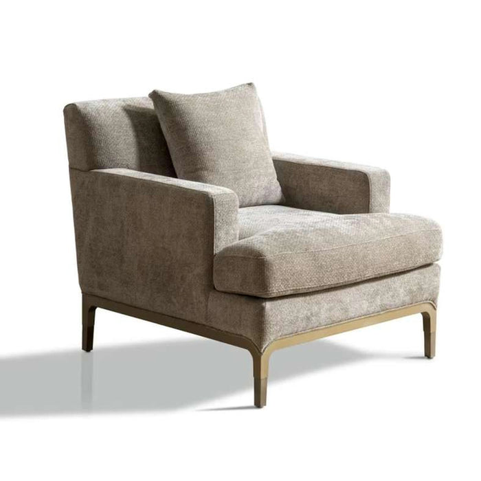 Vemon Single Seater Sofa- Beige