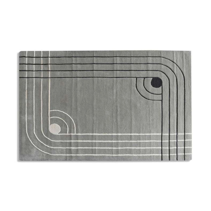 Vento Handtufted Premium Wool Rug 160X230Cm - Grey