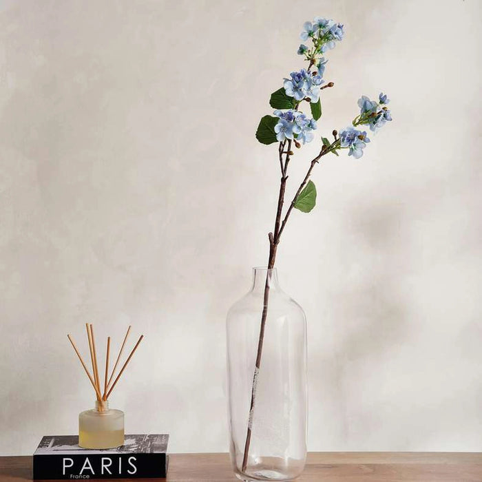 Verbena Artificial Stem Flower H88Cm - Blue
