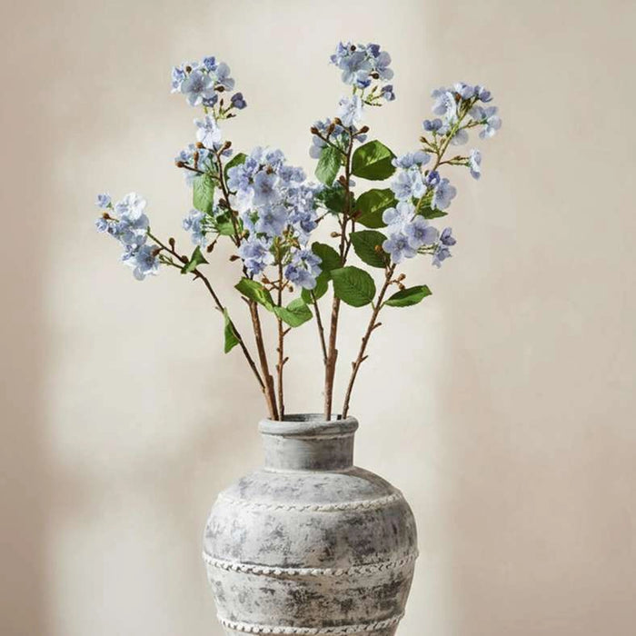 Verbena Artificial Stem Flower H88Cm - Blue