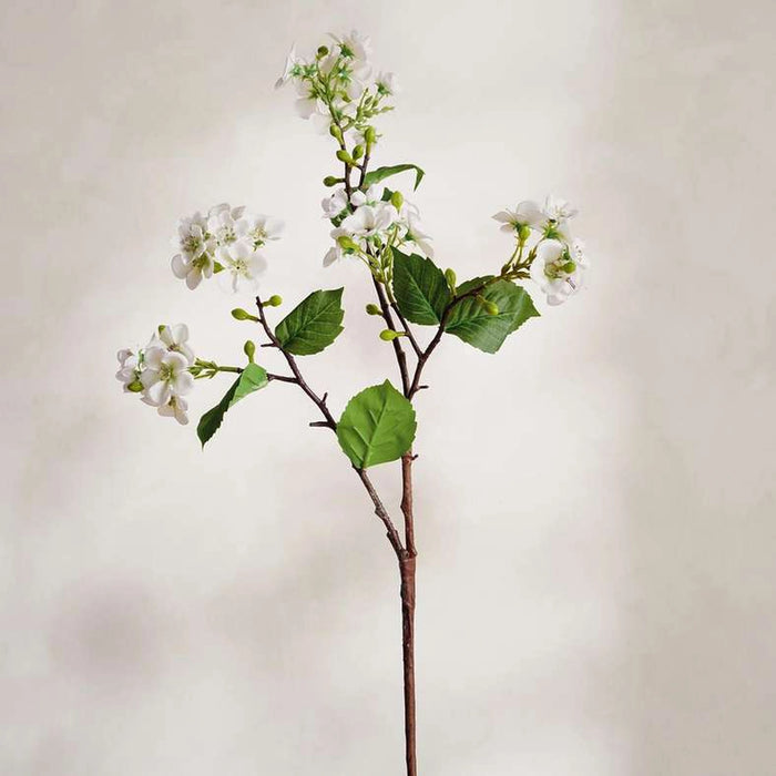 Verbena Artificial Stem Flower H88Cm - White