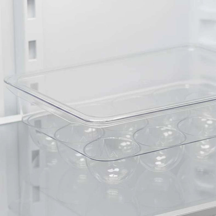 Verde 12 Slot Egg Organizer With Lid 22.4X17.4X7.8Cm -Clear