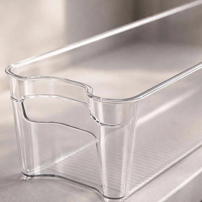 Verde Narrow Fridge Organizer Bin 37.2X10.8X9.9Cm -Clear
