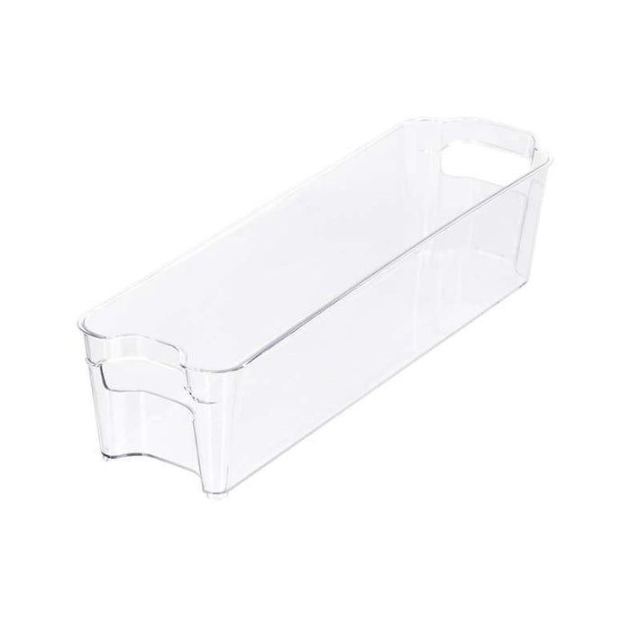 Verde Narrow Fridge Organizer Bin 37.2X10.8X9.9Cm -Clear