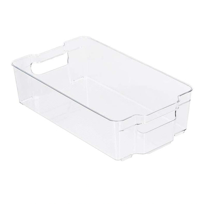 Verde Wide Fridge Organizer Bin 37.5X21.3X10Cm -Clear