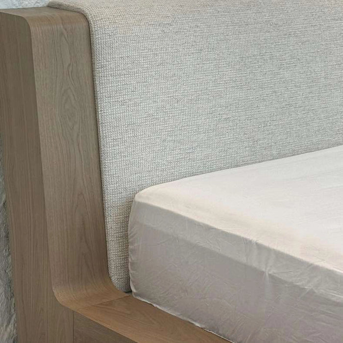 Verguay King Bed 180X200 Cm - Natural