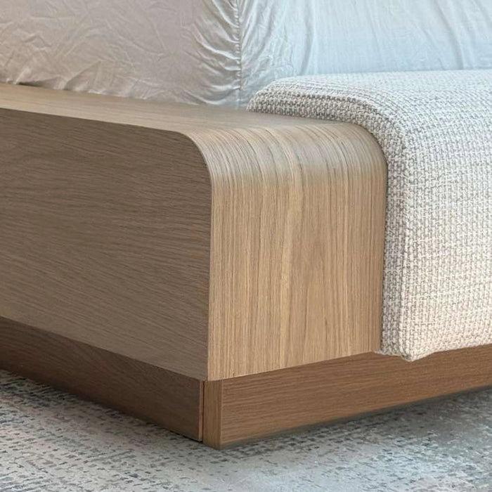 Verguay King Bed 180X200 Cm - Natural