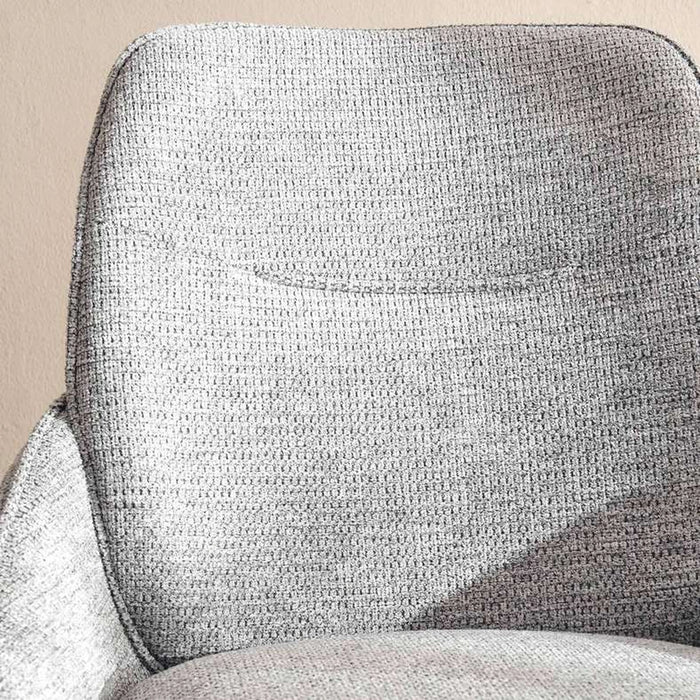 Vermont Bar Chair With Armrest - Grey Silver