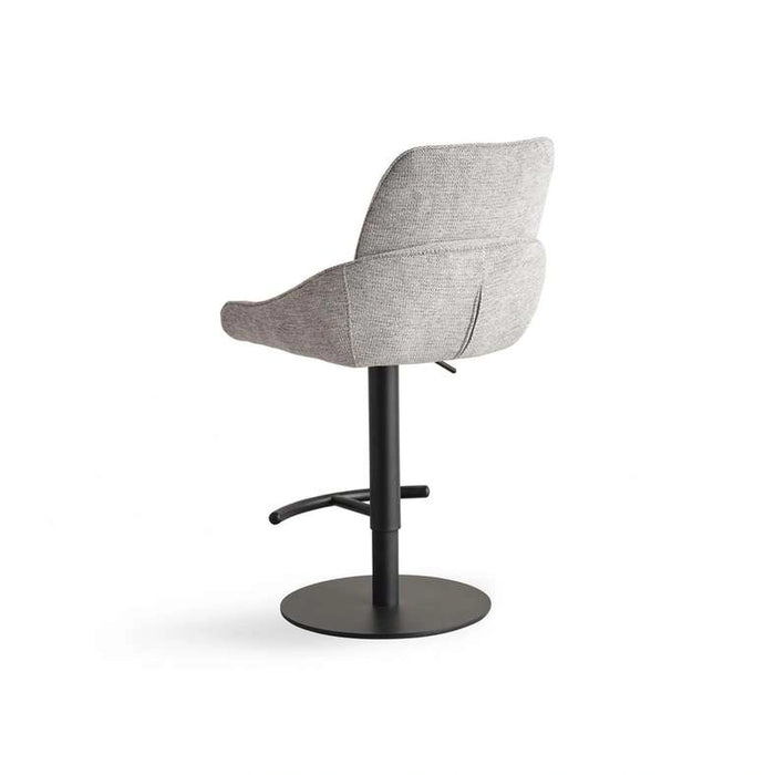 Vermont Bar Chair With Armrest - Grey Silver