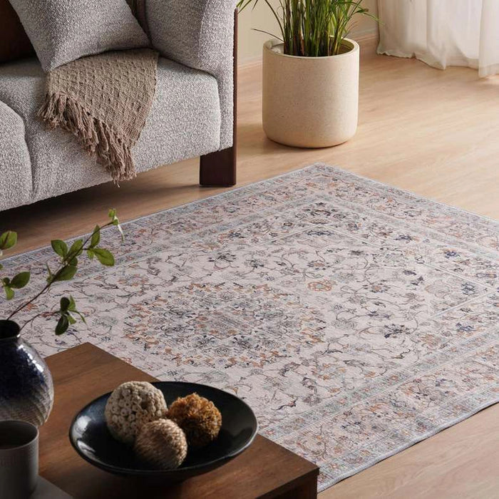 Vermont Chenille Printed Rug 150X220Cm - Beige